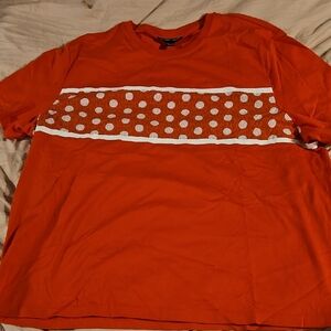 Michael Kors Orange Polka Dot Tee